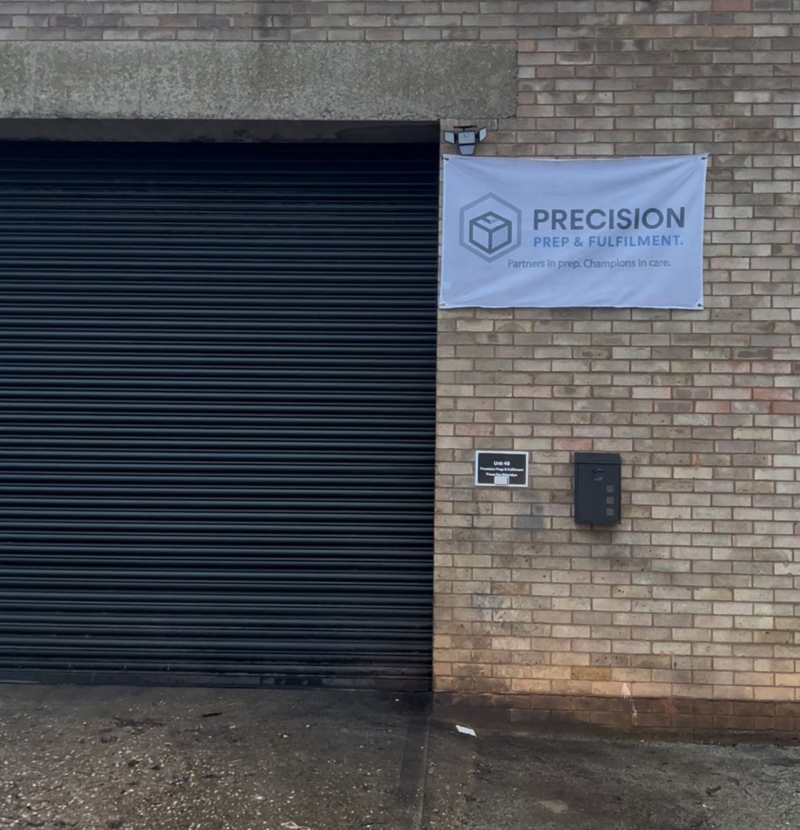 Precision Prep warehouse loading bay for Amazon FBA shipments