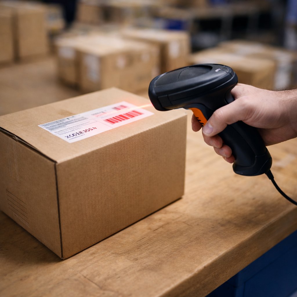 FNSKU barcode scanning during Amazon FBA prep process